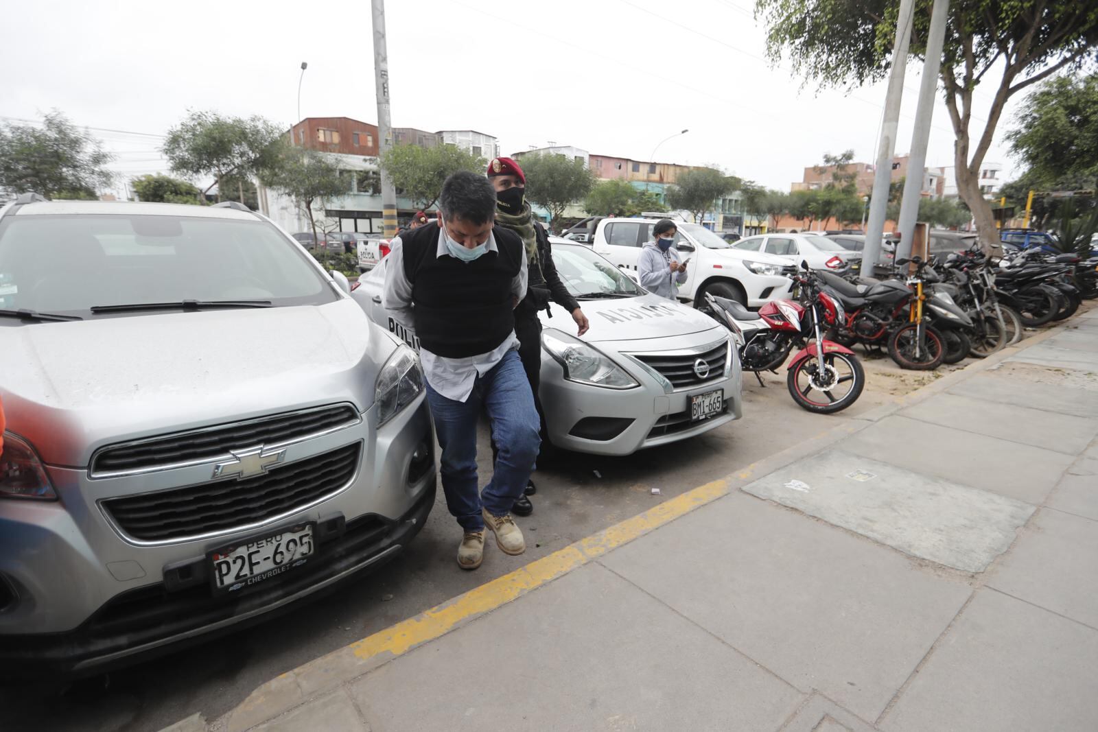 Detenido fue conducido al Depincri Bellavista para las pesquisas. | Foto: Joseph Ángeles