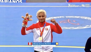 Jesús Herreras gana la medalla de oro en -65 kgs. de Sanda en los Juegos Bolivarianos