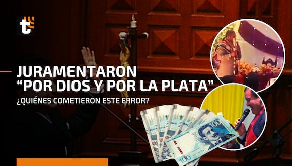Políticos peruanos juramentan cargos "Por Dios Y Por La Plata"
