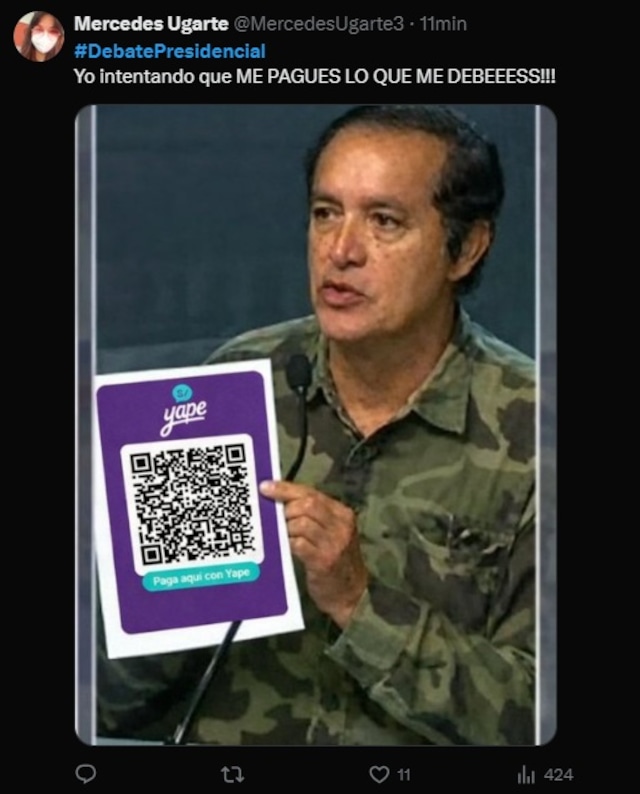 No te pierdas los mejores memes del debate presidencial. (Twitter, 'X')