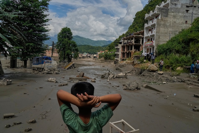 Tragedia en Nepal. Foto: AP Photo/Niranjan Shrestha
