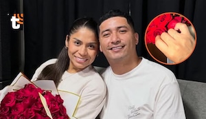 ¡Doble anillo y boda a la vista! Novia de ‘Churrito’ Hinostroza revela compromiso tras solo un mes de relación