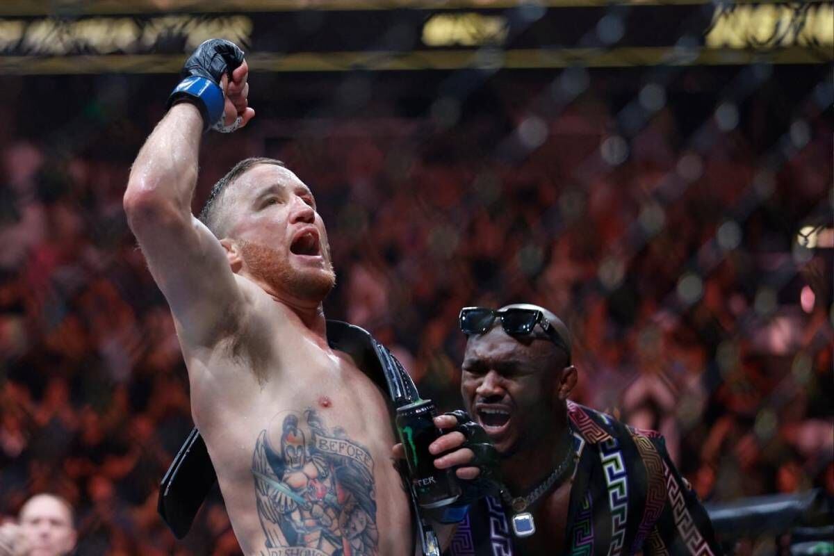 Justin Gaethje se lució con tremendo nocaut a Dustin Poirier en el UFC 291.
