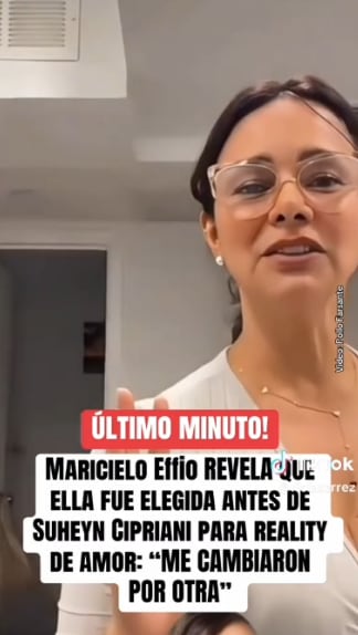 Maricielo Effio cuenta que fue reemplazada en reality, pese a que la llamaron hasta tres veces.