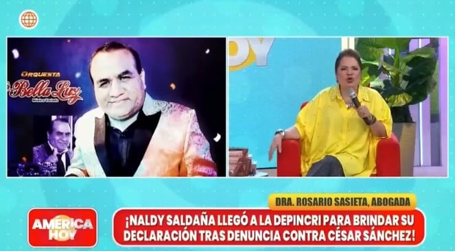 Rosario Sasieta aseguró que Sánchez llegó antes de la hora citada para rendir su decalaración.