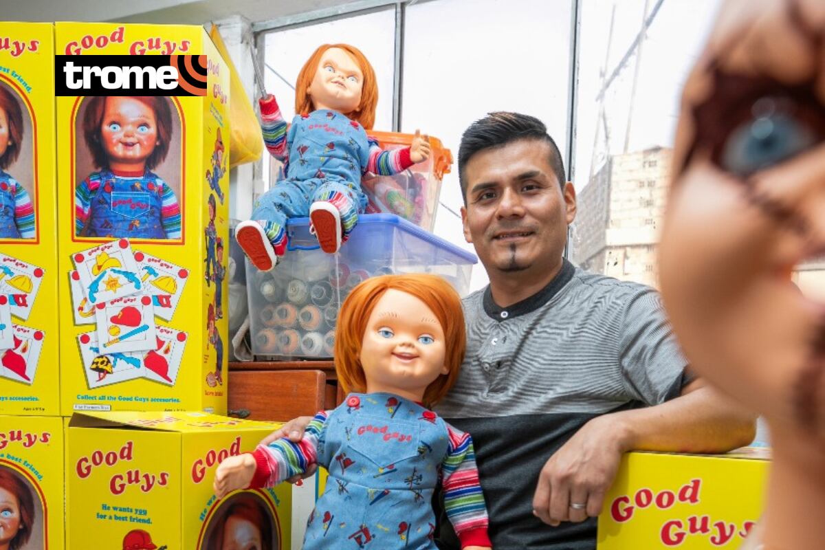 Vecino de Santa Anita fabrica el famoso 'Muñeco Diabólico'. Foto: Julio Reaño