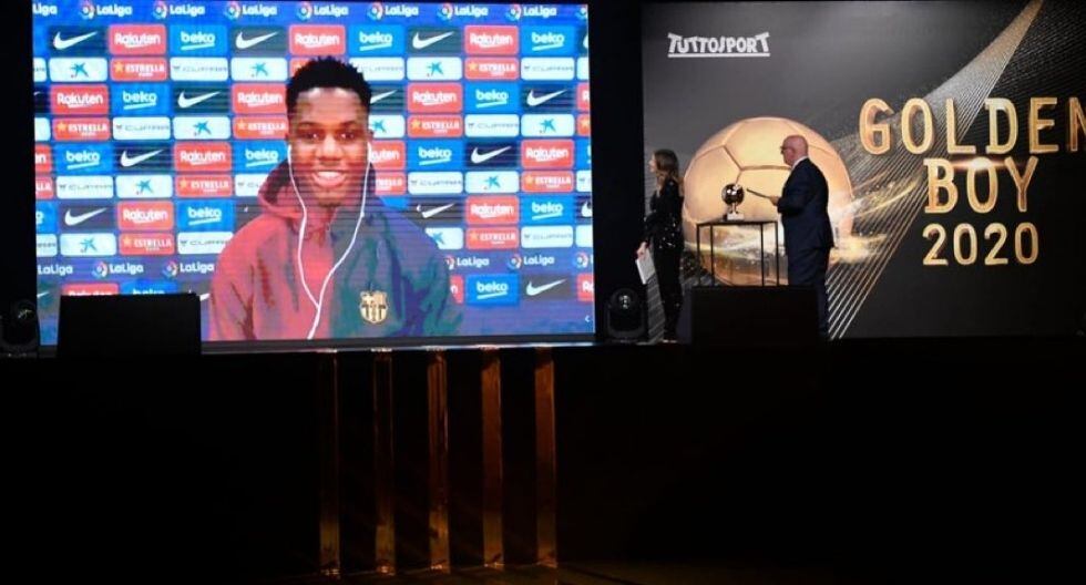 Asu Fati superó a Haaland como el más votado por los fanáticos en el Golden Boy (Foto: @tuttosport)