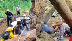 ¡Tragedia en Amazonas! Rescatan a mujer que quedó atrapada bajo una roca gigante, pero habrían cuatro fallecidos tras deslizamiento por huaicos