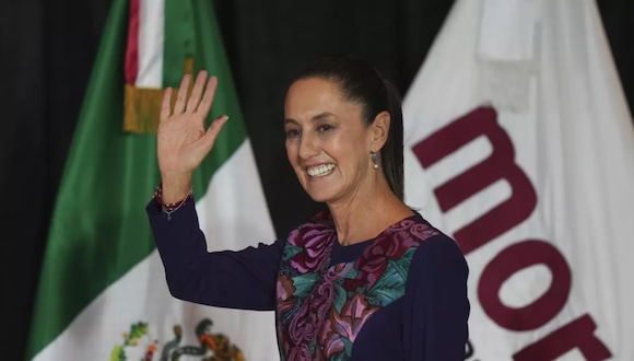 Claudia Sheinbaum, la primera mujer en ganar unas elecciones presidenciales en México.