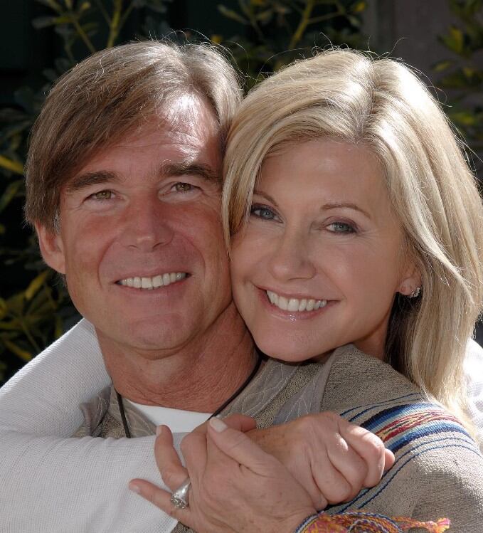 Olivia Newton-John y su esposo John Easterling (Foto: Olivia Newton-John/Instagram)