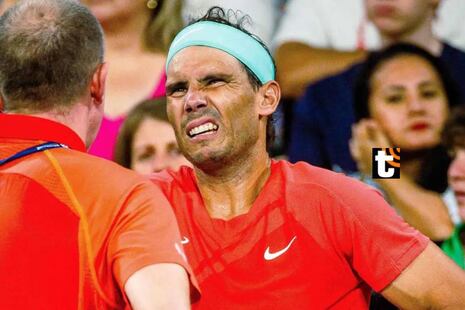 Nadal queda eliminado tras sentir molestias: “El problema está en un sitio similar al del año pasado”