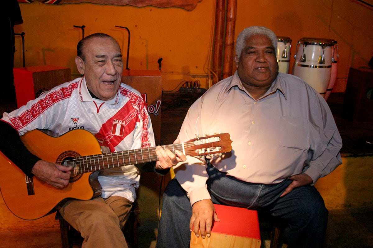 Arturo “Zambo” Cavero y Oscar Avilés. Lima, 2004 (Foto: GEC Archivo)