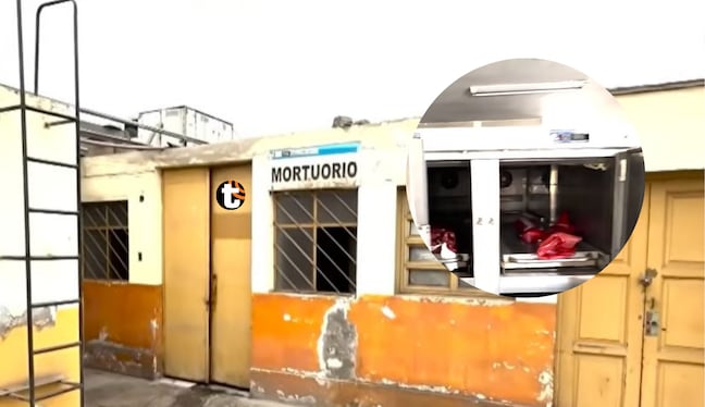 Cadáveres son puestos en el patio de hospital del Minsa por falta de frigoríficos