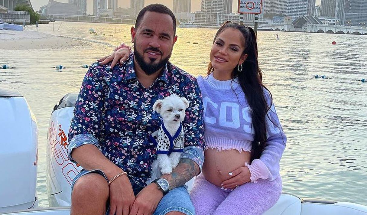 ‘Raphy’ Pina y Natti Natasha cuando se iban a convertir en padres.