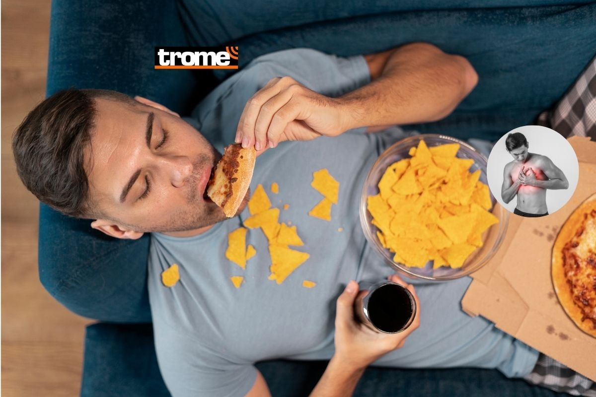 Una mala alimentación y el sedentarismo podrían ocasionar grandes problemas a la salud. Foto: Freepik/composición.