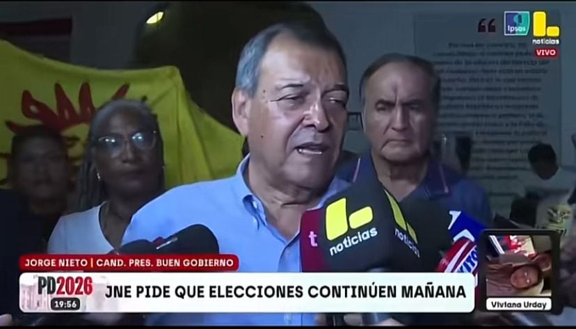 Jorge Nieto habla de López Aliaga.