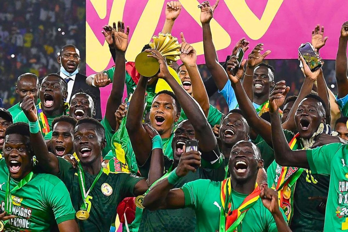 Senegal se proclamó campeón de la Copa Africana de Nacionaes (Foto: @footmercato)