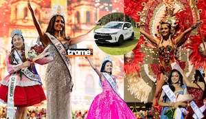 Reinas del carnaval: Coronan a tres jóvenes y una niña y se llevan camionetas, auto y moto