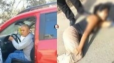 ¡Salvaje intento de feminicidio en Carabayllo! Hombre arrastra a expareja por la pista porque no quería pagar manutención