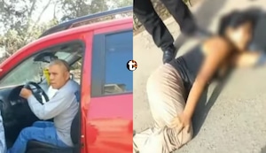 ¡Salvaje intento de feminicidio en Carabayllo! Hombre arrastra a expareja por la pista porque no quería pagar manutención