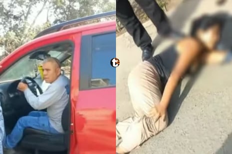 ¡Salvaje intento de feminicidio en Carabayllo! Hombre arrastra a expareja por la pista porque no quería p...