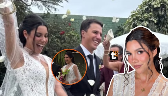 TROME- Mafer Neyra se casó con Ernesto Cabieses: Su vestido de novia y todos los detalles de su hermosa boda