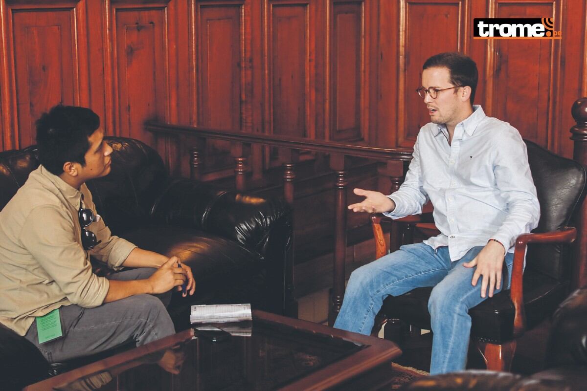 Alejandro Cavero no considera que este Congreso sea obstruccionista por el contrario, afirma que le han hecho un servicio al país. (Foto: Lenin Tadeo)