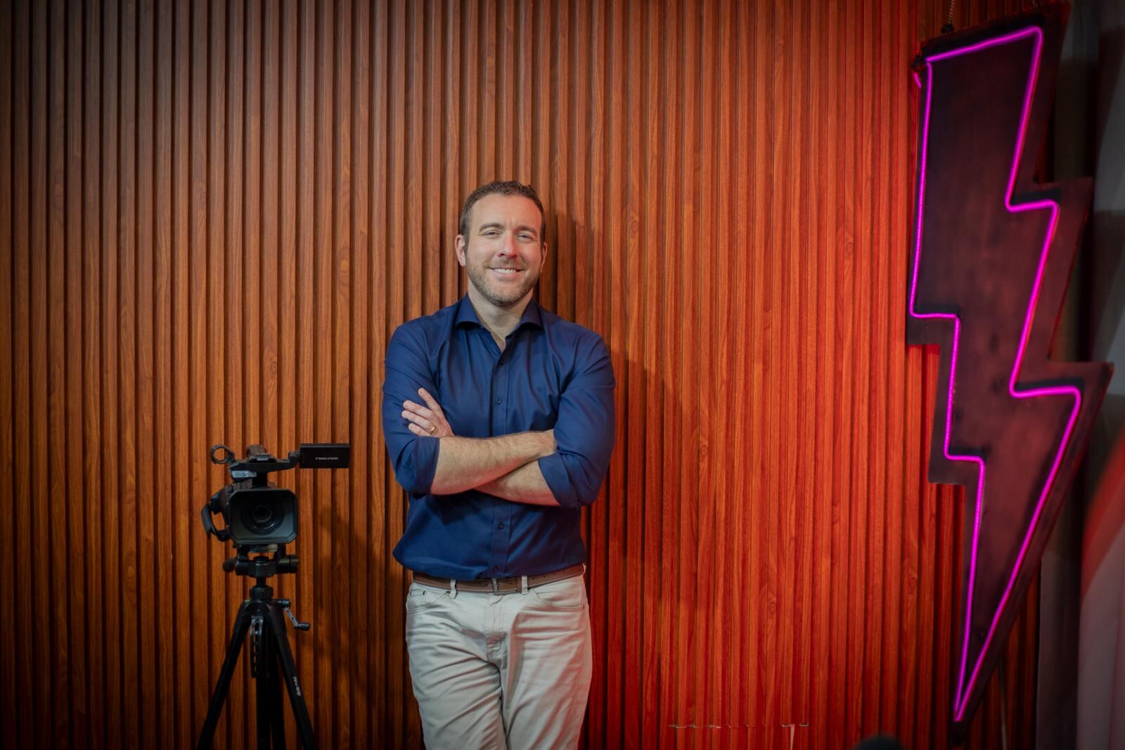 Martín Riepl está casado y tiene dos hijos, de 5 y 2 años. Foto: Hugo Pérez / GEC