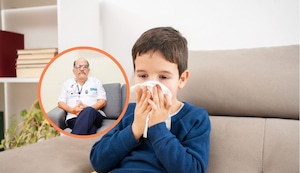 ¿Tu hijo tiene fiebre, congestión faríngea y nasal, y ojos rojos? Aquí te decimos qué puede tener
