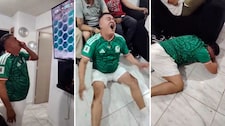 Mexicano llora y patalea como niño tras derrota ante Inglaterra