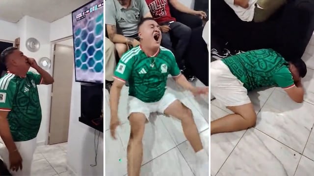 Mexicano llora y patalea como niño tras derrota ante Inglaterra