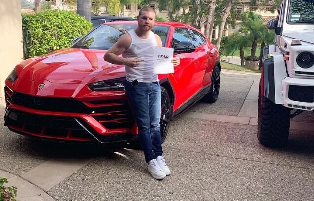 Este 'Lambo' es uno de los SUV más lujosos del mercado (Foto: Saúl Álvarez / Instagram)