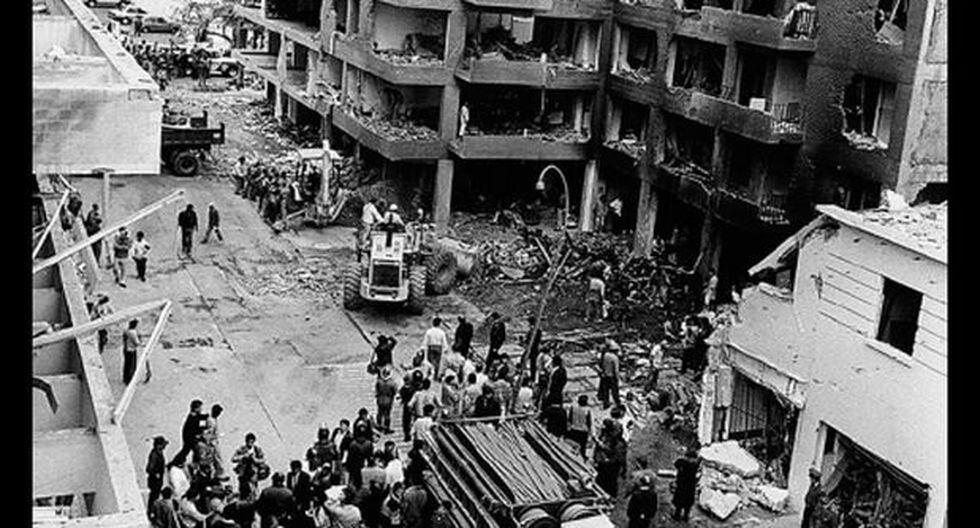 El estallido dejó en escombros varios edificios, bancos, hoteles, tiendas y vehículos. (Foto archivo: GEC)