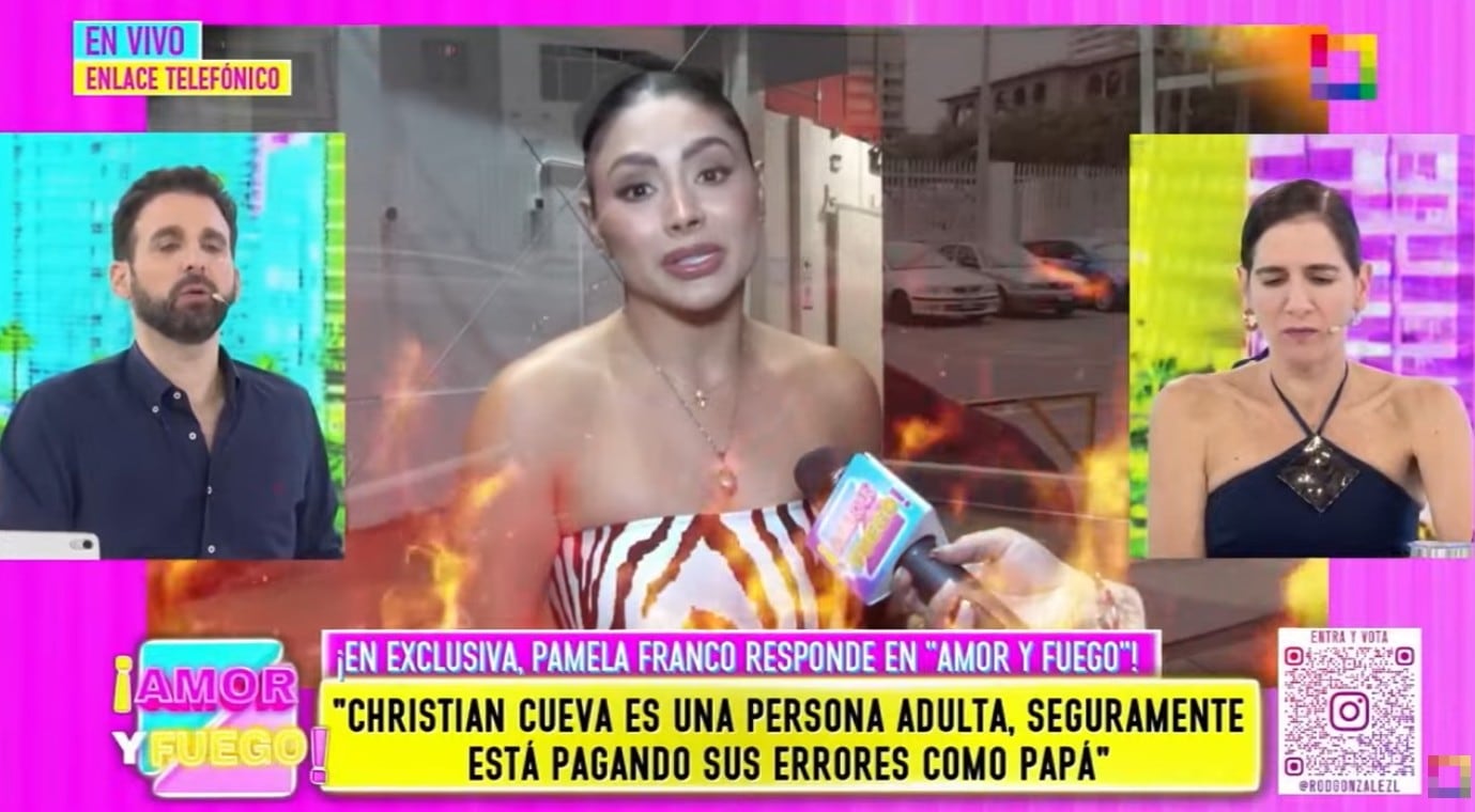 Pamela Franco cree que Cueva estaría pagando sus errores.