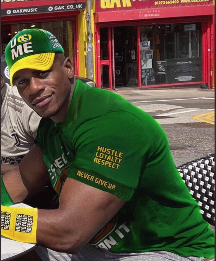 Fanáticos no dejaron de bromear con el 'John Cena negro'. (Twitter)