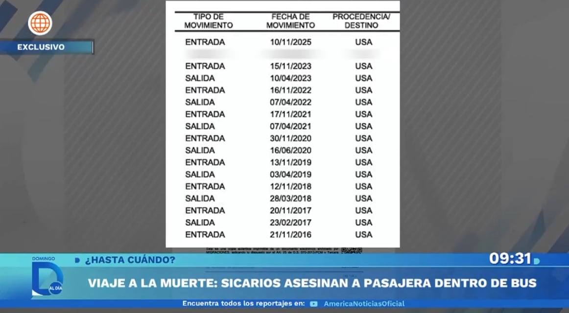 Hilda Carmen Monteverde Díaz había retornado al Perú luego de estar con sus hijos en el extranjero. Le cayó una bala al momento del ataque al chofer del bus.