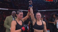 Ronda Rousey sometió a Gina Carano con su palanca de brazo en solo 17 segundos | VIDEO