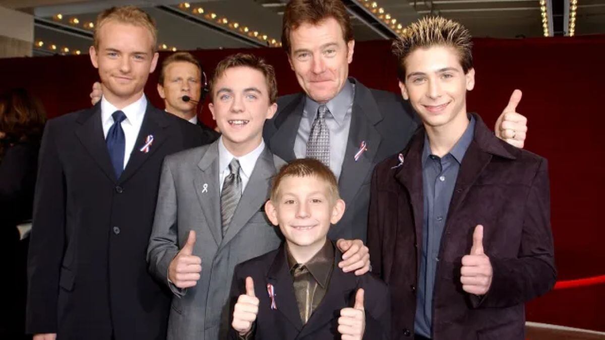 Frankie junto al resto de actores de "Malcom in the Middle" (Foto: Fox)