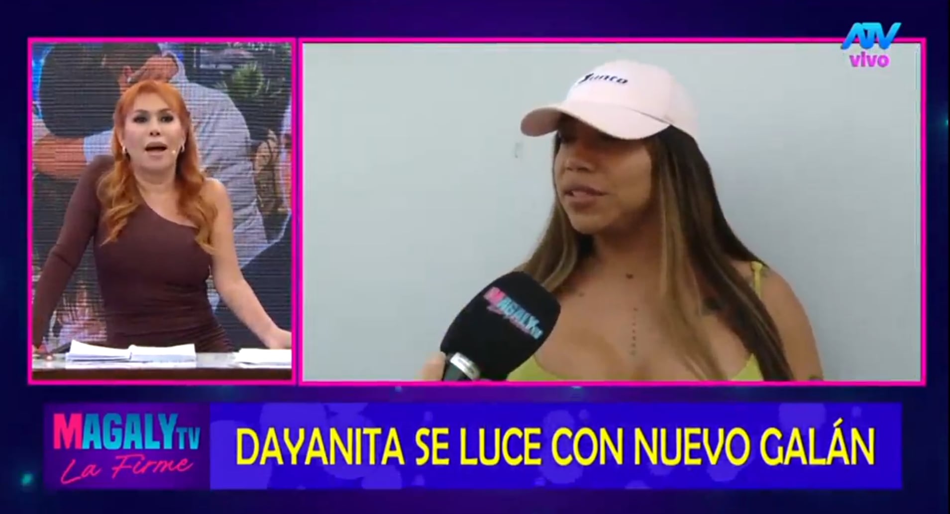 Actriz cómica se pronuncia tras imágenes con supuesto nuevo galán. (Fuente: Magaly TV: La Firme)