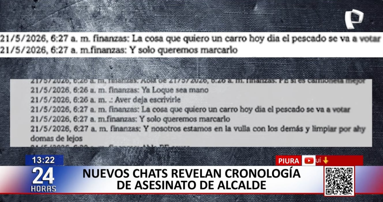 Revelan chats que revelarían la cronología del asesinato al alcalde de Veintiséis de Octubre en Piura.