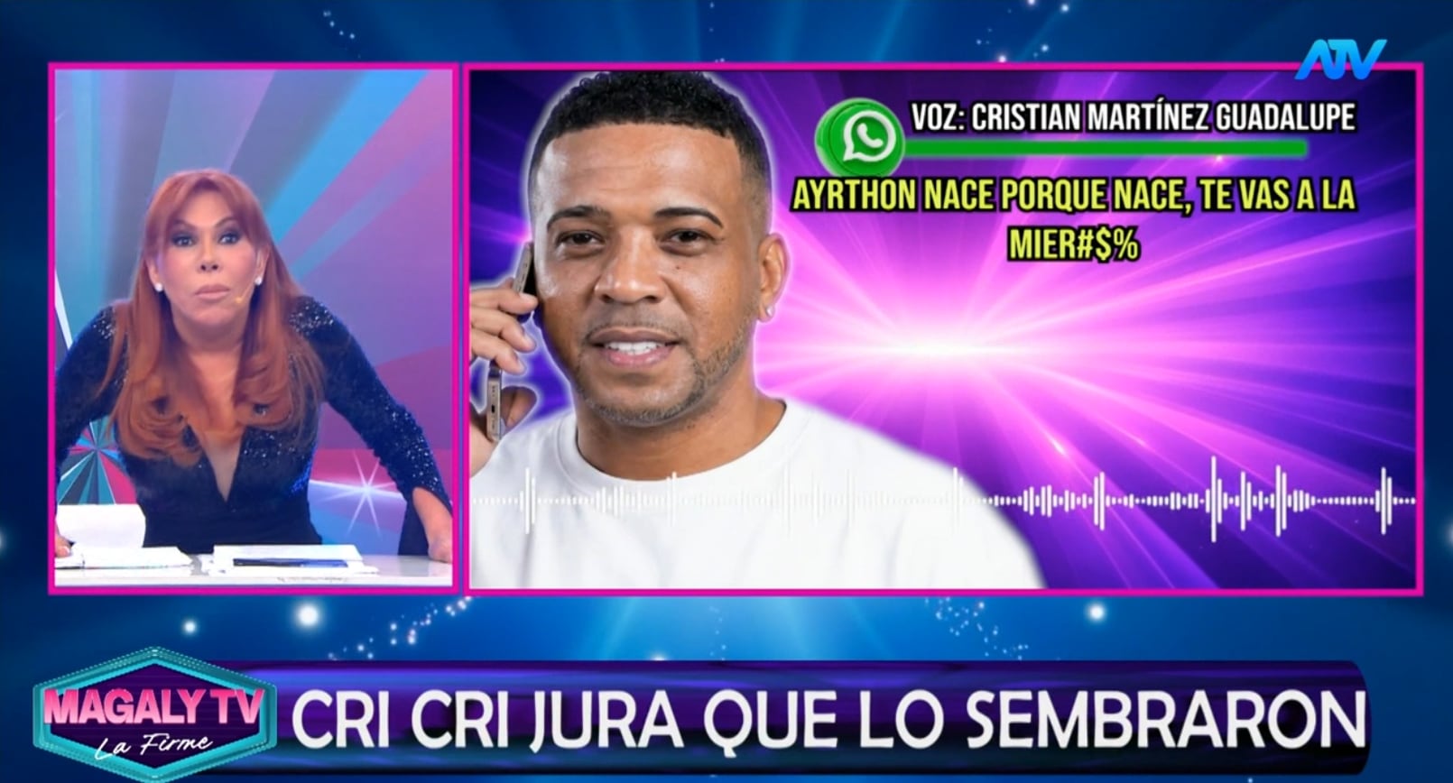 Marieta Chumpitaz estuvo embarazada de 'Cri-Cri' y hablaban de la criatura.