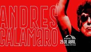 El Búho en el concierto de Calamaro