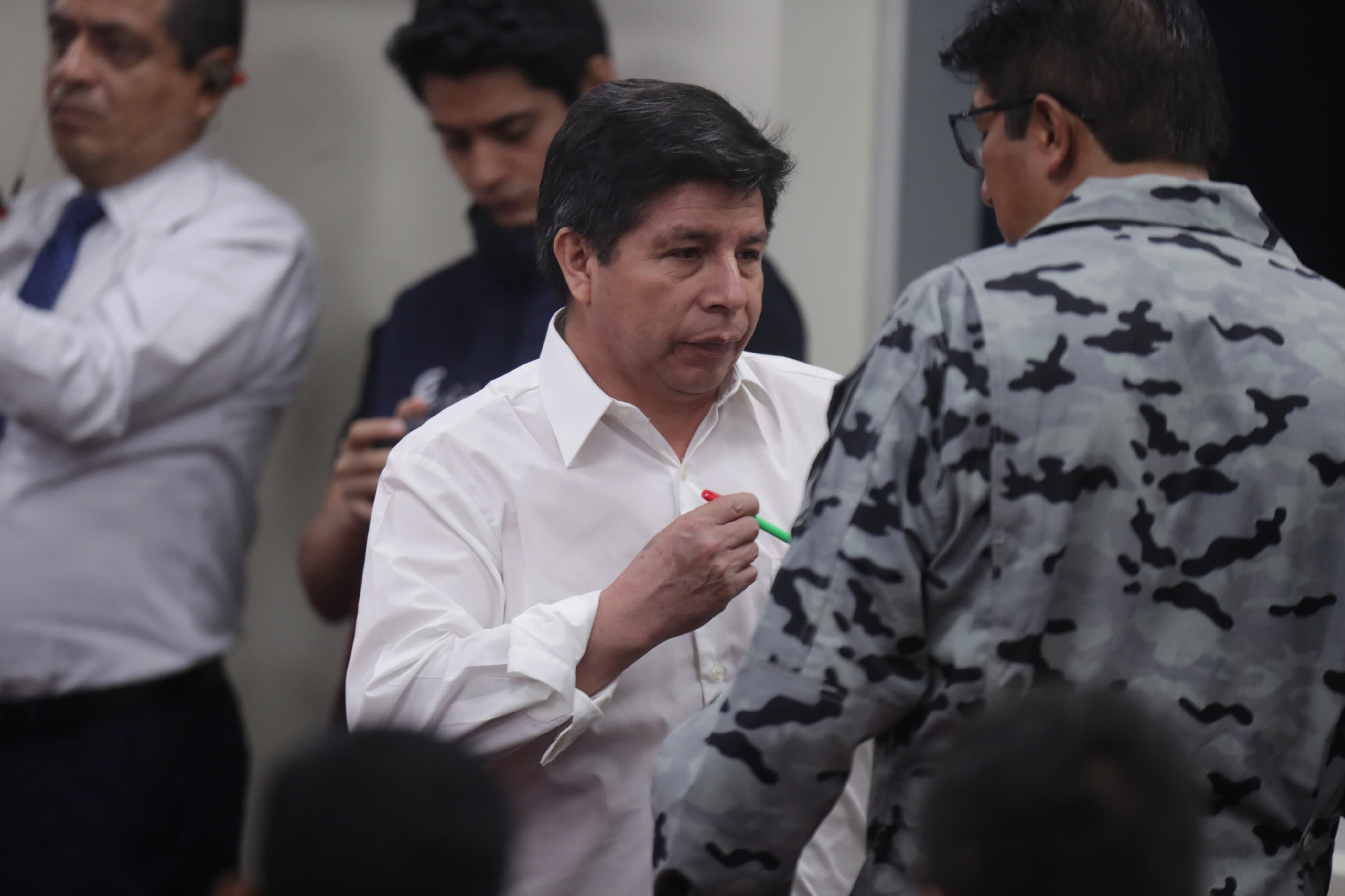 Pedro Castillo ha protagonizado incidentes desde que se instaló el juicio oral por rebelión. (Foto: Alessandro Currarino / @photo.gec)