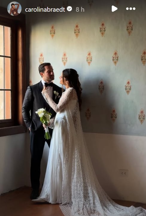 Carolina Braedt contrajo matrimonio civil con el empresario Javier Millership en una elegante y privada ceremonia.