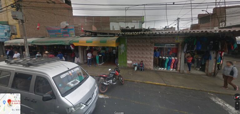 Mercado donde Orlando Abreu tenía su puesto de venta en Trujillo - Perú