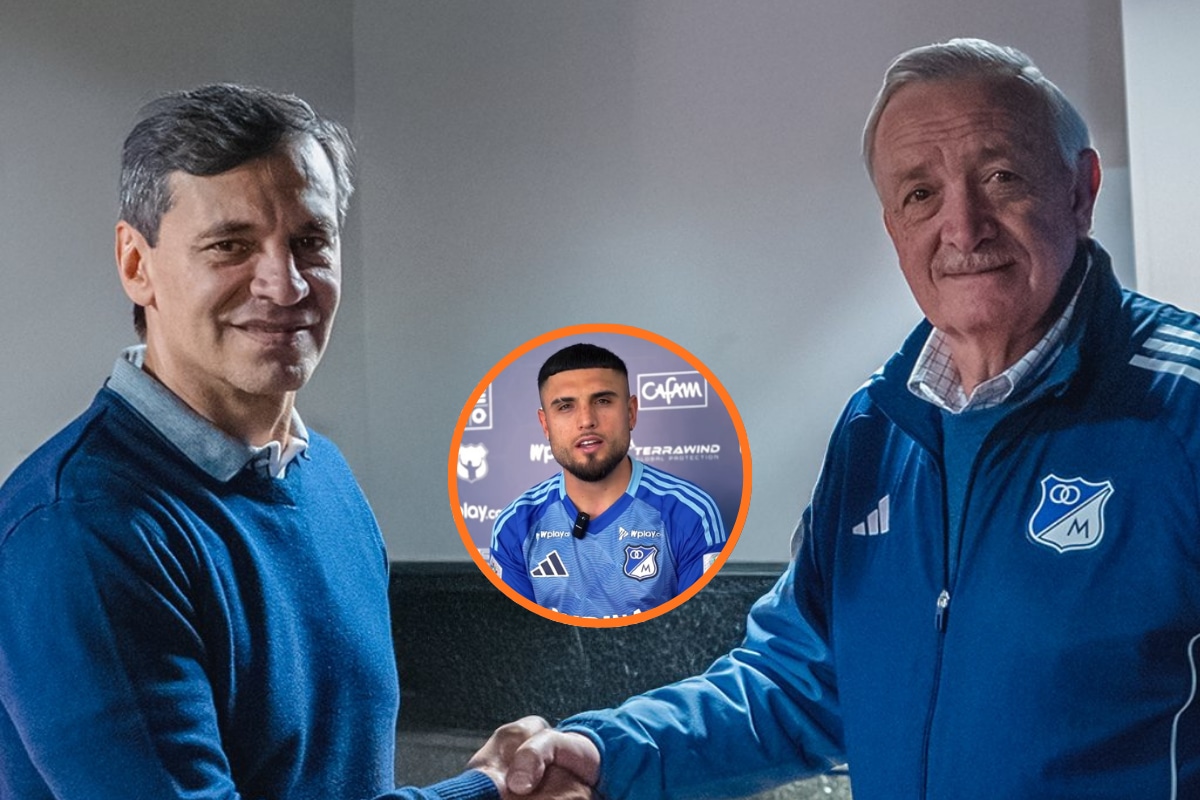 Fabián Bustos fue presentado oficialmente como nuevo entrenador de Millonarios. (@millosFCoficial)