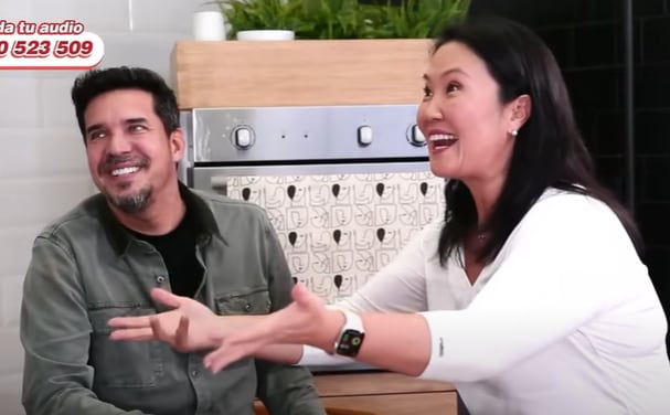 Gabriel Calvo y Keiko Fujimori