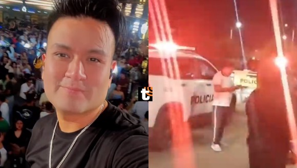 TROME - Resguardo policial en el concierto de Deyvis