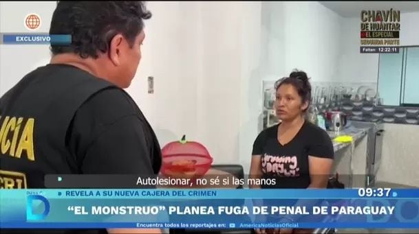 La detenida Josselyn Balarezo Moreno reveló los planes de Moreno Hernández.