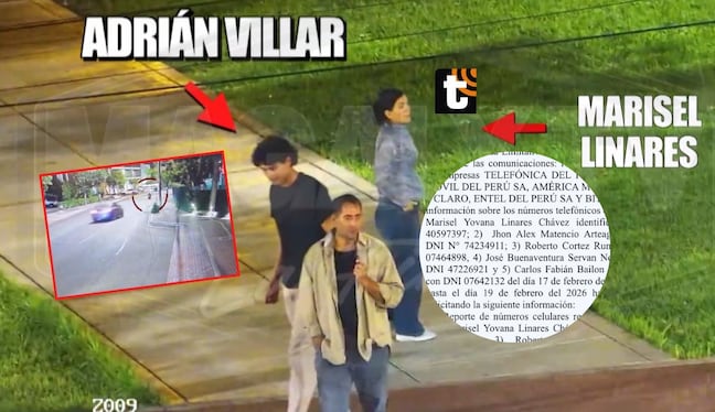 Ordenan levantar secreto de comunicaciones de Adrián Villar y Marisel Linares